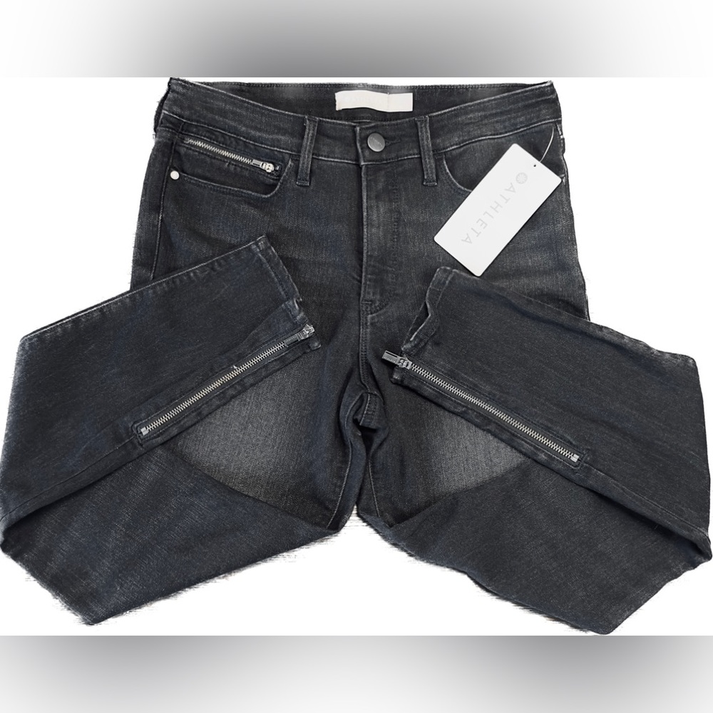 NWT-Athleta Sculptek Zip Ultra Skinny Jean Size 8